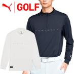  Puma Golf PB половина Zip длинный рукав с высоким воротником рубашка мужской 2025 осень-зима Golf одежда 635787