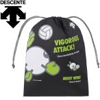 【メール便対応】デサント シューズ袋 DVA-8916-BLK