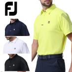 ショッピングジョイ フットジョイ DRY THROUGHLIGHT エックスプリント半袖シャツ メンズ 2024春夏 ゴルフウェア FJ-S24-S01