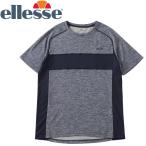 【メール便対応】エレッセ ショートスリーブメランジクルー Tシャツ メンズ EM08103-NY