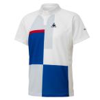 ルコック テニス 半袖ゲームポロシャツ メンズ QTMQJA40-WHT