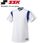 【メール便対応】エスエスケイ SSK 野球 2ボタンベースボールTシャツ メンズ・ユニセックス BW2080-1063