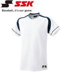【メール便対応】エスエスケイ SSK 野球 2ボタンプレゲームシャツ メンズ・ユニセックス BW2200-1070