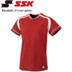 【メール便対応】エスエスケイ SSK 野球 2ボタンプレゲームシャツ メンズ・ユニセックス BW2200-2010