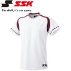 【メール便対応】エスエスケイ SSK 野球 2ボタンプレゲームシャツ 受注生産 ジュニア BW2200J-1022