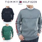 ショッピングTOMMY トミーヒルフィガーゴルフ スポーツクラシック クルーネックニット メンズ 2025秋冬 ゴルフウェア THMA581