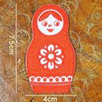 刺繍 アイロン ワッペン【マトリョ