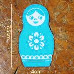 刺繍 アイロン ワッペン【マトリョ�