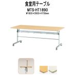 食堂用テーブル 折りたたみ　(天板跳ね上げ式) MTS-HT1890 W1800XD900XH700mm 社員食堂 学生寮 キャスター付