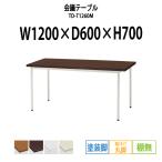 会議テーブル TD-T1260M W1200×D600×H700mm 塗装脚タイプ 棚なし  会議用テーブル ミーティングテーブル 長机 おしゃれ 会議室
