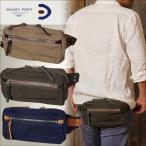 帆布 ボディバッグ ウエストポーチ メンズ カラーバイオハンプ BAGGY PORT バギーポート 横型 grn 1520