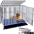 ペットケージステンレス鋼犬のケージ...