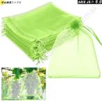 果物袋 果物保護バッグ 果樹袋 保護ネット 防虫 ネット 鳩よけネット 鳥よけネット びわ 桃 ぶどう 巾着袋 50枚枚入