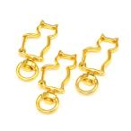 キーホルダーパーツ　ネコカン　ナスカン　5個入り キーホルダーリング バッグチャーム ナスカン付き