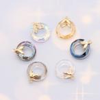 ガラスチャーム 2個 ハンドメイド お手芸 即納