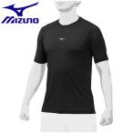 ◆◆送料無料 メール便発送 ＜ミズノ＞ MIZUNO KUGEKI Light feel(新ネック形状・半袖)(ユニセックス) 12JA0P37 (09：ブラック) 野球・ソフトボール