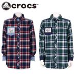 メール便発送 即納可☆【CROCS】クロックス キッズ ネル/ダンガリーシャツ 147-193