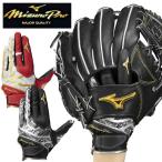  почтовая доставка отправка немедленная уплата возможно * [MIZUNO PRO] Mizuno [ Mizuno Pro ].. перчатки накладка есть [ левый рука для ] 1EJED350