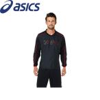 ** почтовая доставка отправка < Asics > ASICS длинный рукав теплый выше рубашка (001) Performance черный / Classic красный 2053A141-001