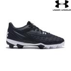 ◆◆◎ ＜アンダーアーマー＞ UNDER ARMOUR UAリードオフ ロー ラバーモールド3.0(ベースボール/MEN) 3027447 (Black/Black/White(001))