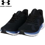 ◆◆◎ ＜アンダーアーマー＞ UNDER ARMOUR UAチャージド パスート4 ビッグロゴ(陸上・ランニング/メンズ) 6000597 (Black/WhamBlue/Anthracite(005))