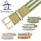  немедленная уплата возможно *[Munsingwear] Munsingwear одежда двусторонний сетка ремень Golf MG5SBL02M