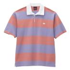 ** почтовая доставка отправка < canterbury > CANTERBURY Short рукав 4 дюймовый полоса регби джерси ( унисекс ) RA33002 (76: лаванда )