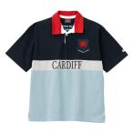 ** почтовая доставка отправка < canterbury > CANTERBURY Short рукав Rugger рубашка ( мужской ) RA33041 (20: голубой серый )