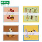  Gakken официальный .. палочки для еды .. Mini упаковка письмо товары конверт бумага для писем цветок . женщина .. кошка. ... канцелярские товары канцелярские принадлежности иллюстрации retro смешанные товары девочка модный 
