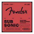 Fender SUBSONIC 9050 STAINLESS FLATWOUND BASS STRINGS 9050CL .045-.105 ベース弦 フェンダー