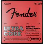 Fender 9250 Ultracore Bass Strings, Nickel Plated Steel, Ball End, 9250M Gauges .045-.105 ベース弦 フェンダー