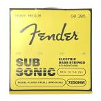 Fender 7250 Bass Strings, Nickel Plated Steel, Long Scale, 7250HM .050-.105 ベース弦 フェンダー