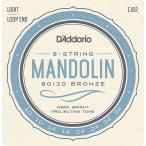 D'addario EJ62 マンドリン弦 80/20 Bronze Mandolin Strings, Light, 10-34【ダダリオ】