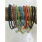 esperanto　エスペラント　EM-570B COTTON CORD BRACELET 編みこみブレスレット 日本製