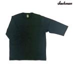 ジャックマン Jackman JM5446  Dotsume Pocket HS T-Shirt ドツメハーフスリーブTシャツ 半端丈　Black