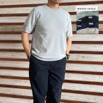 MOONCASTLE moon дворец лёд хлопок вырез лодочкой IC1 ICE COTTON CREWNECK короткий рукав вязаный MADE IN JAPAN 4 цвет месяц замок вязаный 