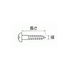 No.6713 鉄木ネジ丸頭(ニッケル)2.4×10mm 10グロス入り(1440本)