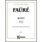 楽譜　フォーレ／ピアノ5重奏曲 第1番ニ短調　Op.89（K02181／スコア＆パート（ピアノ／1stバイオリン／2ndバイオリン／ビオラ／チェロ）／輸入楽譜（T））