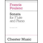 楽譜　F.プーランク／フルートとピアノのためのソナタ（フルート、ピアノ伴奏付／輸入楽譜（T））