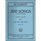 楽譜　シューベルト／200の歌曲集 第1巻（高声用）(2010／声楽・歌曲／輸入楽譜（T）)