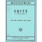 ショッピングエネル 楽譜　モシュコフスキ／2つのヴァイオリンとピアノのための組曲 作品71 ト短調(ヴァイオリン2重奏＆ピアノ（スコアとパート譜）／輸入楽譜（T）)