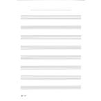 五線紙 パート用 7-８Ｂ★★【片面刷】 （１袋：１０枚入）