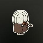 ステッカー　ヴァイオリンを弾くバッハくん
