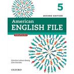 【取寄品】【取寄時、納期1〜3週間】American English File 2nd Edition Level 5 Student Book with Oxford Online Skills【ネコポスは送料無料】