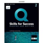 【取寄品】【取寄時、納期1〜3週間】Q Skills for Success 3rd Edition Reading and Writing Level 2 Student Book with iQ Online Practice【ネコポスは送料無