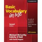 【取寄品】【取寄時、納期1〜3週間】VOCABULARY IN USE 2ND EDITION BASIC STUDENT’S BOOK WITH ANSWERS【ネコポスは送料無料】