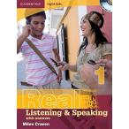 【取寄品】【取寄時、納期1〜3週間】REAL LISTENING ＆ SPEAKING 1 BOOK WITH ANSWERS AND AUDIO CDS【ネコポスは送料無料】