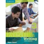 【取寄品】【取寄時、納期1〜3週間】REAL WRITING 3 WITH ANSWERS AND AUDIO CD【ネコポスは送料無料】