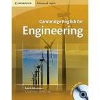 【取寄品】【取寄時、納期1〜3週間】CAMBRIDGE ENGLISH FOR ENGINEERING STUDENT’S BOOK WITH AUDIO CDS【ネコポスは送料無料】