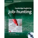 【取寄品】【取寄時、納期1〜3週間】CAMBRIDGE ENGLISH FOR JOB-HUNTING STUDENT’S BOOK WITH AUDIO CDS【ネコポスは送料無料】